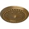 Ekena Millwork Foster Shell Ceiling Medallion (Fits Canopies up to 9 5/8"), Hand-Painted Pale Gold, 15 3/4"OD x 2"P CM15FOPAS - alternate 2